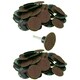 image 1 of 50mm Quick Change Rubber Backing Pad Adapter + 100pc 40 Grit Sanding Pads