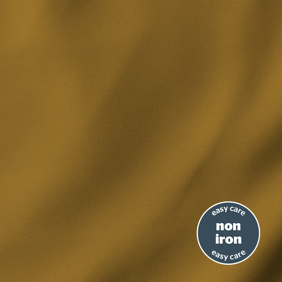 image 1 of Silentnight Supersoft Fitted Sheet Yellow | Ochre | Single