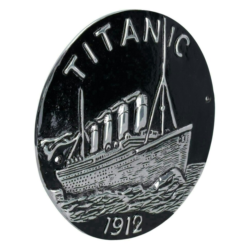 image 1 of Titanic Aluminium Sign Plaque Door Wall House Gate Garden Cruise Ship Boat