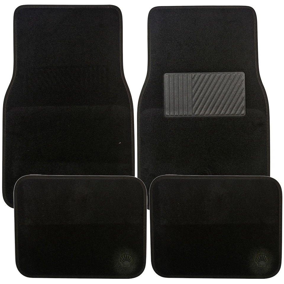 image 1 of 4 Shell Universal Car Floor Luxury Durable Mats Tailored Front & Rear