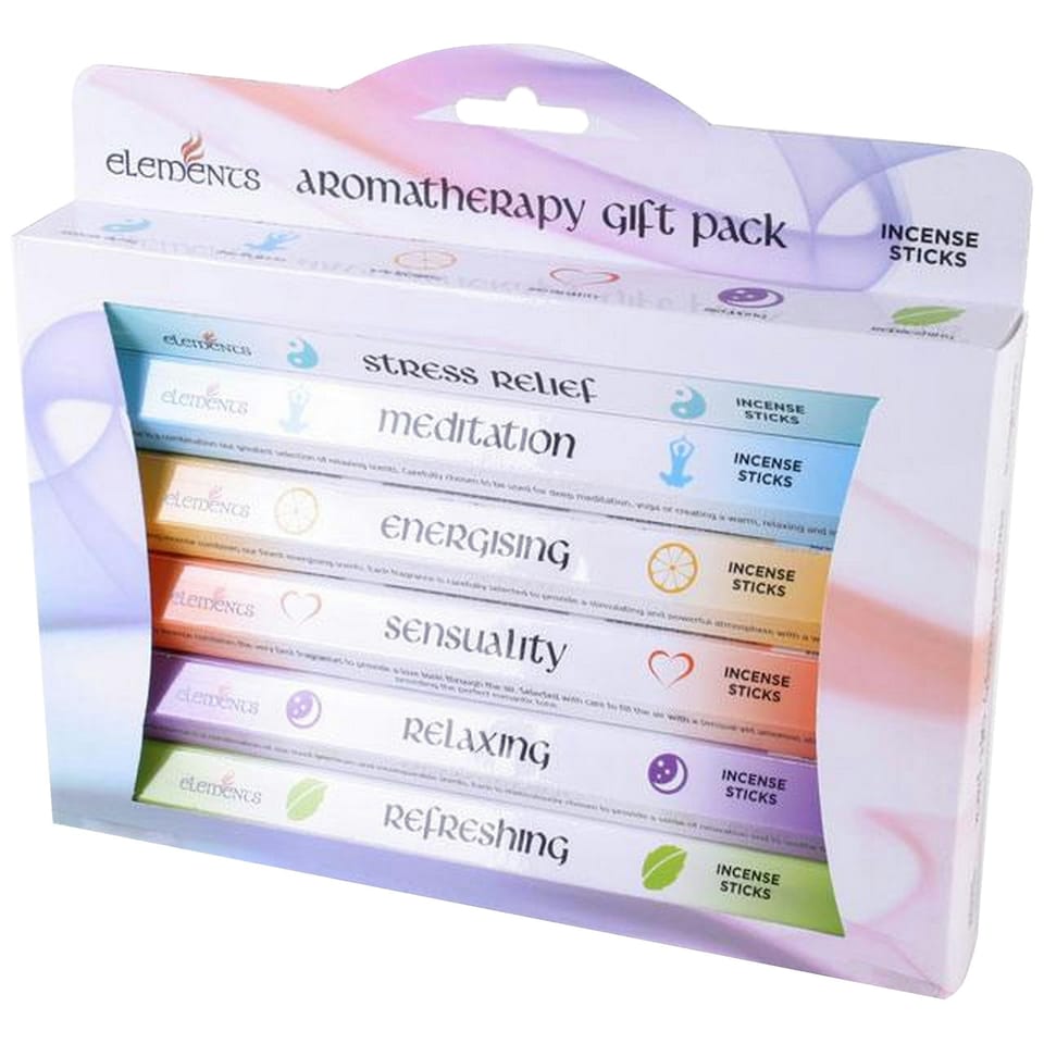 image 1 of Elements Aromatherapy Incense Gift Pack (Box Of 6 Packs) - Multicoloured - One Size