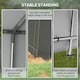 image 4 of Outsunny 3 x 3(m) Garden Storage Shed, Waterproof and Heavy Duty