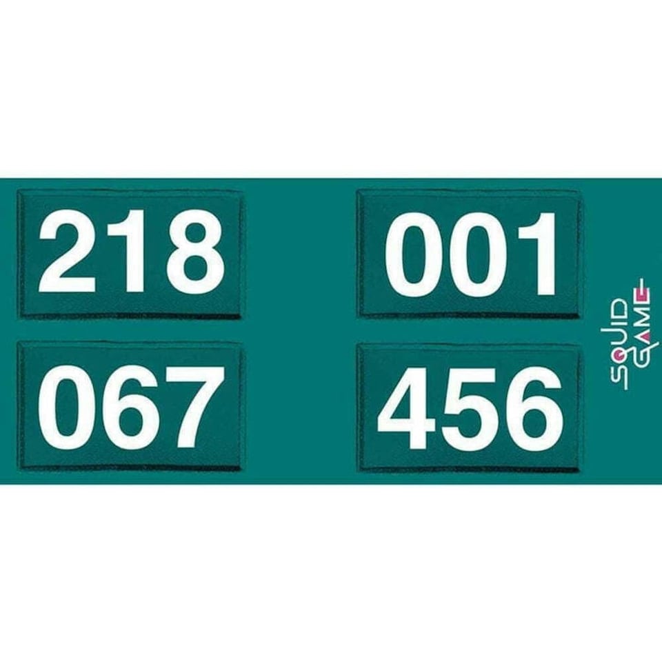 image 1 of Squid Game Numbers Mug - White - One Size