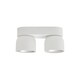 image 3 of Nordlux Pitcher Indoor Spot Light White Metal GU10 Gold Inner - Mains Powered, IP20 | White | White