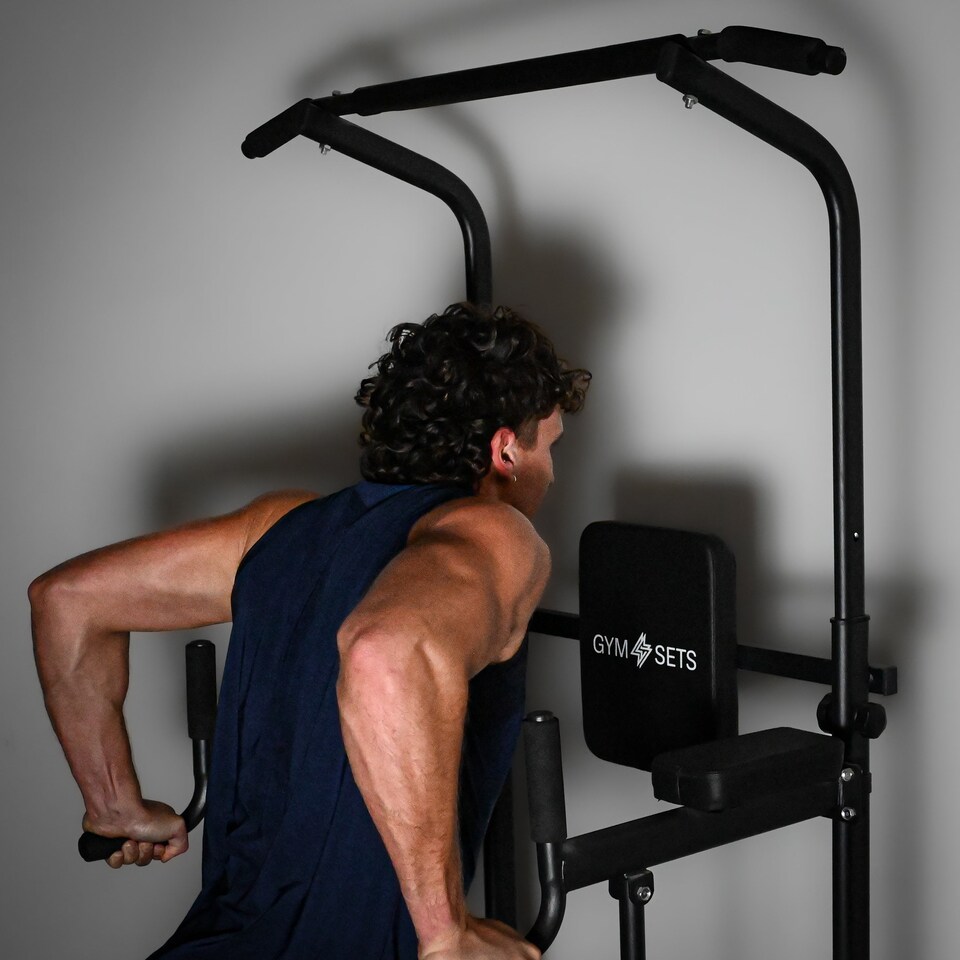 image 1 of GYMSETS Pull Up & Dip Station – Upper Body Strength Training