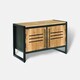 image 1 of Frais Range Coffee Table - Mango Wood - L50 x W100 x H40 cm - PP Sawn Finish - Assembly Required Brown