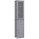 image 1 of kleankin Bathroom Storage Cabinet with 3-tier Shelf Drawer Door, Floor Cabinet Free Standing Tall Slim Side Organizer Shelves, Grey