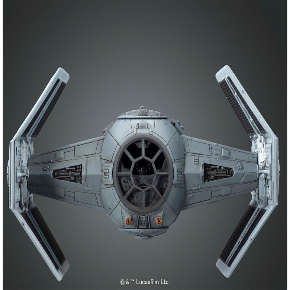 image 1 of Revell Bandai Star Wars Darth Vader's TIE Fighter (1:72 Scale)