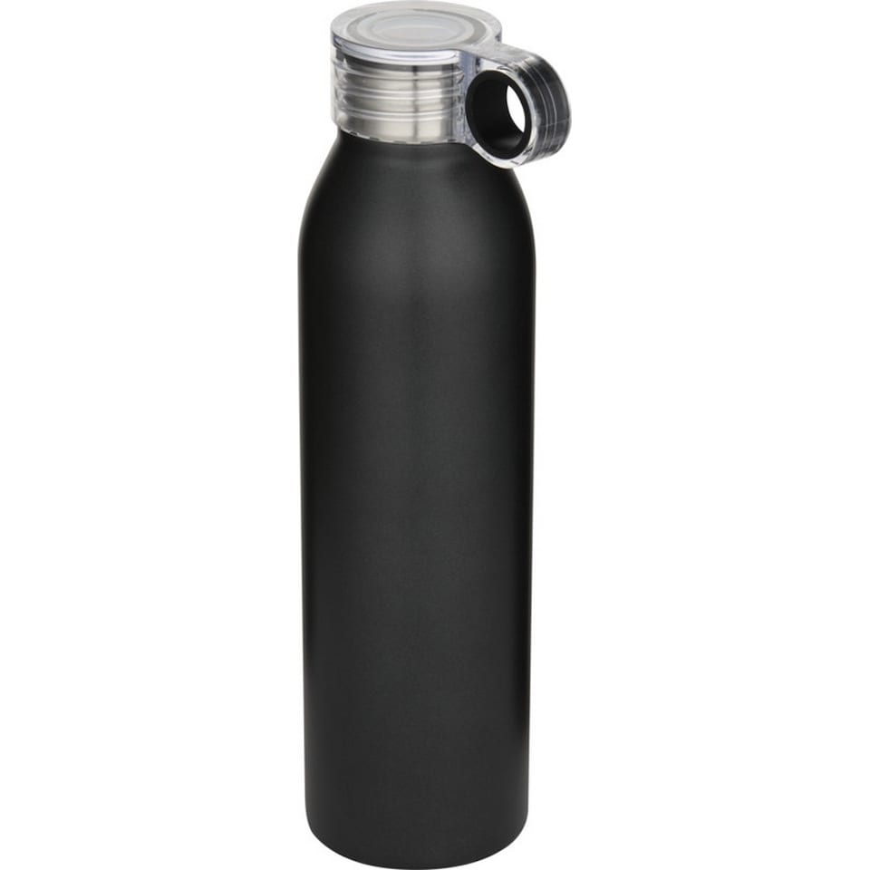 image 1 of Floso Grom Stainless Steel 650ml Water Bottle | Black | Solid Black | 1