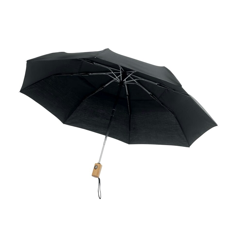 image 1 of MidOcean Drip Folding Umbrella - Black - One Size | Black
