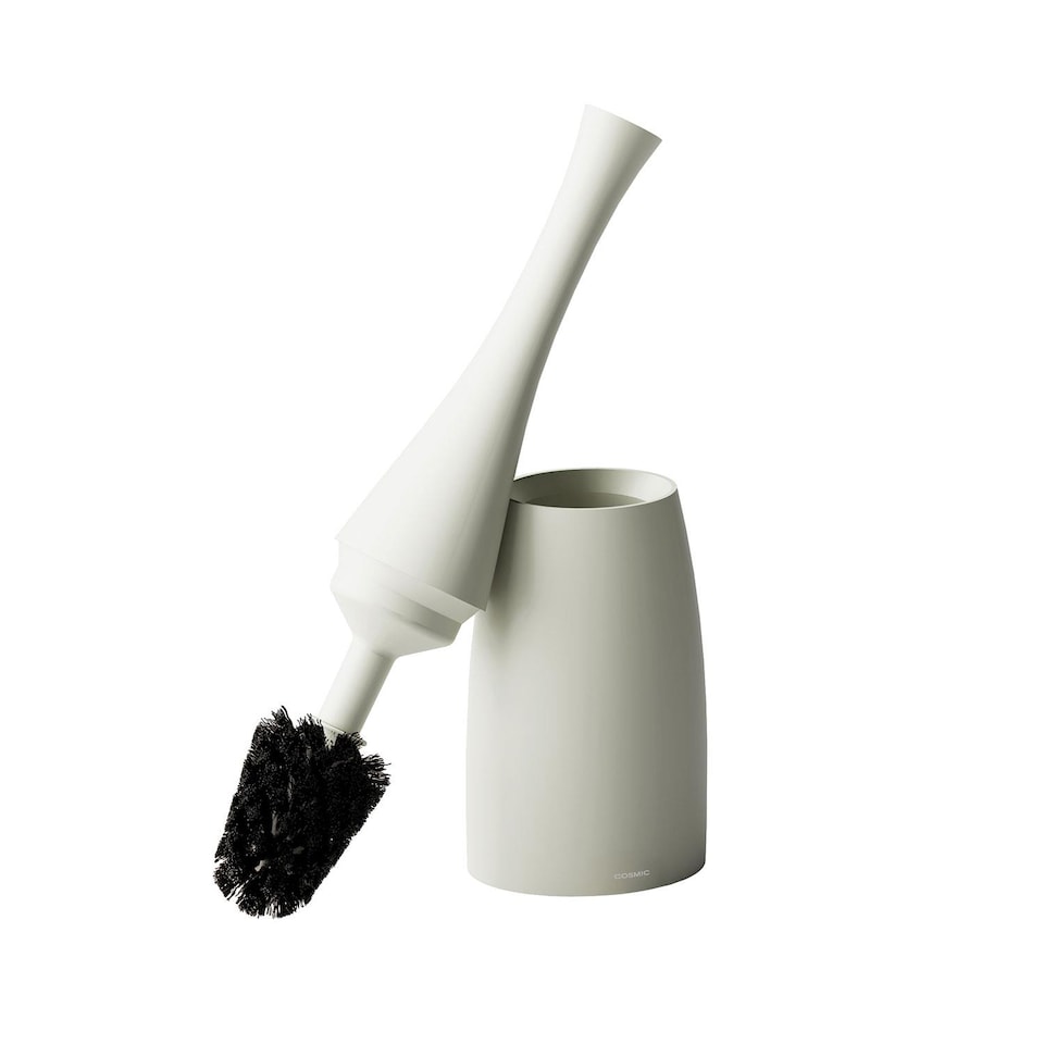 image 1 of COSMIC Toilet brush & holder, Ivory,, Soft-finish coating, Saku Collection