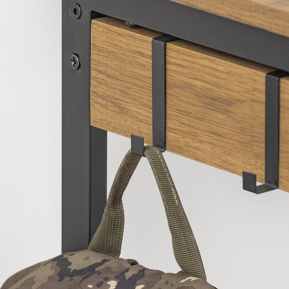 image 1 of SoBuy FWT43-N,Compact Computer Desk Study Table with Wooden Legs | Brown | Natural | 1