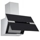 image 4 of Cookology 60cm Black Glass Angled Cooker Hood - Slide Design with Touch Controls