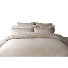 Belledorm Egyptian Cotton Square Continental Pillowcase | Grey | Taupe | One Size | 1