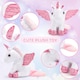image 2 of 33‑in‑1 Unicorn Plush Toy Gift Set for Girls – Soft Cuddly Stuffed Animal with Diary, Stickers, Colouring Book & Accessories, Birthday Gift for Kids 3–10
