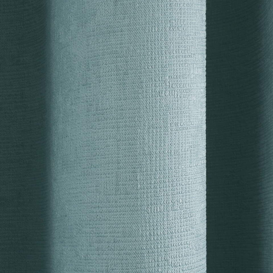 image 1 of Fusion Strata Eyelet Curtains Duck Egg
