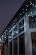 image 6 of Icicle lights Black Rubber  60/40/20 Drop  4M