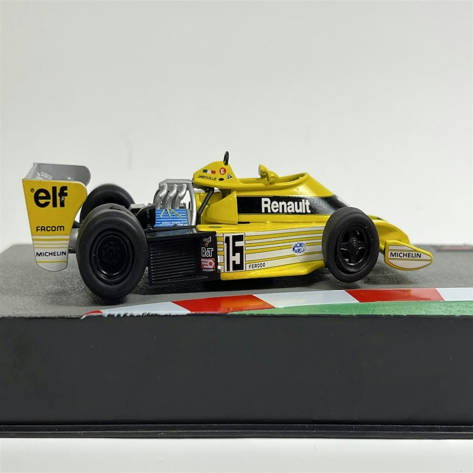 image 1 of Jean Pierre Jabouille Renault RS01 1977 1:43 Scale F1 Collection