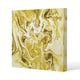 image 1 of Golden Swirled Marble (Canvas Print) 46 x 46 x 4cm