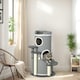 image 2 of PawHut 3 Tier Barrel Cat Tree with Sisal Scratching Post Cat Bed, Grey