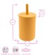 image 3 of Tiny Dining Baby Silicone Sippy Cup - 120ml  - Ochre Orange
