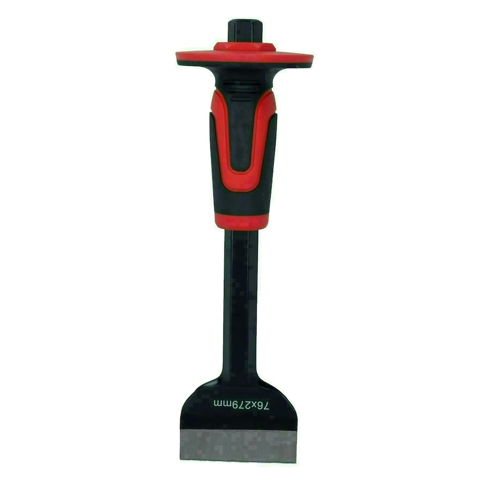 Soft Grip Guarded Electricians Bolster Chisel 279mm x 76mm for Masonry ...