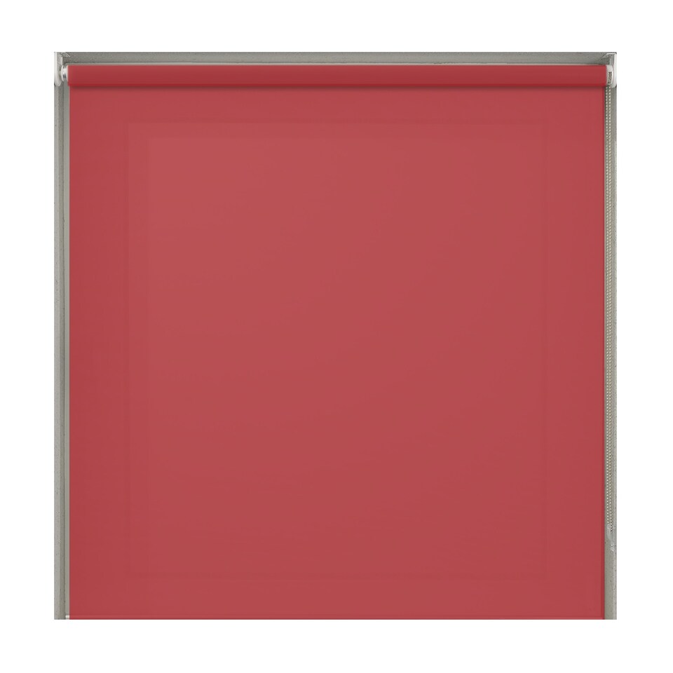image 1 of 50cm Red Plain Straight Edge Daylight Roller Blind | Red | Red