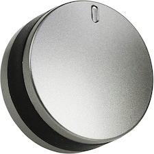 SPARES2GO Oven Knob for Lamona 450002486 LAM3200 LAM3204 LAM3401 Oven Cooker Control Switch (Silver / Black)