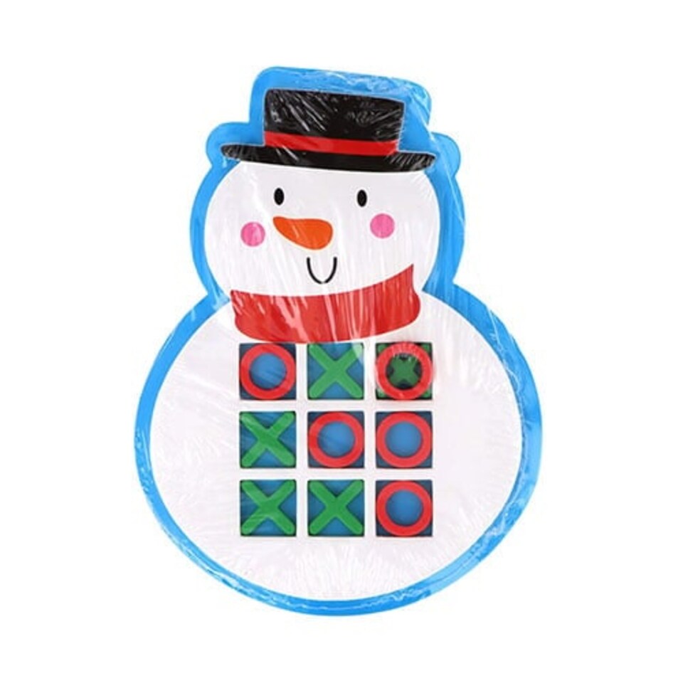 Snowman Christmas Noughts and Crosses Game