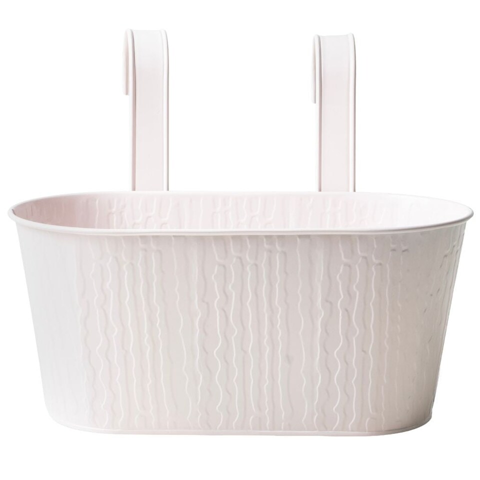 FabFinds Over Fence Textured Planter Pink 26.5cm
