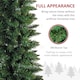 image 7 of HOMCOM 7FT Tall Christmas Pine Tree Artificial Easy Assembly Holiday Décor