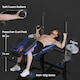 image 7 of HOMCOM Multi-Function Adjustable Weight Training Bench Gym Fitness Lifting