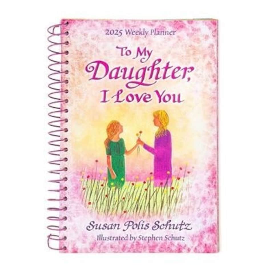 image 1 of To My Daughter I Love You Weekly Planner 2025