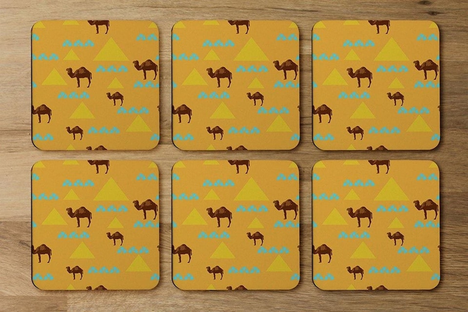 image 1 of Camels & Pyramids (Coaster)