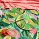image 2 of OHS Summer Print Plastic Picnic Plates Set of 4 Lightweight Outdoor | Green | Colourful Palm