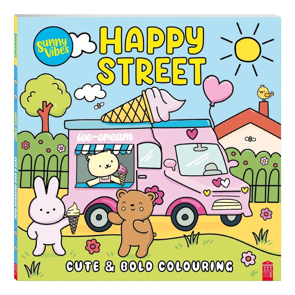 image 1 of Sunny Vibes Colouring Series - Happy Street
