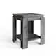 image 1 of Canyon Lamp Table | Grey | Charcoal Grey