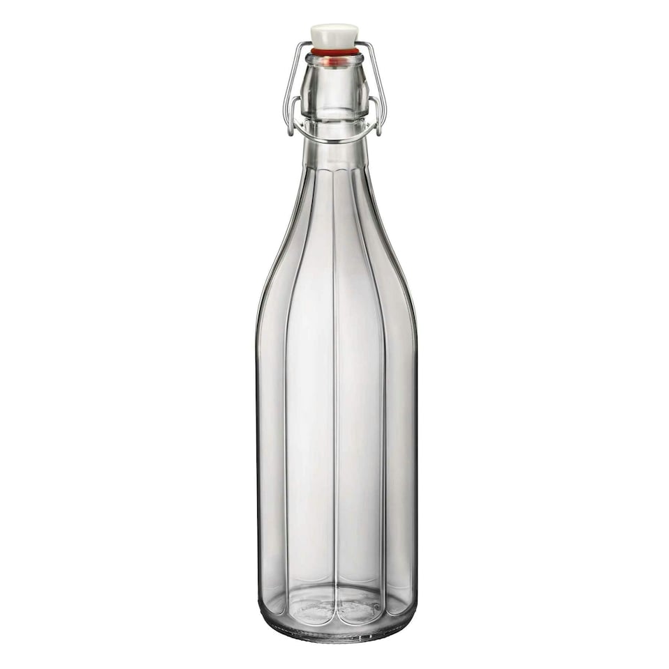 image 1 of Bormioli Rocco Oxford Glass Swing Bottle - 1 Litre Clear | One Size
