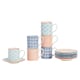 image 1 of Nicola Spring 12 Piece Hand-Printed Espresso Cup & Saucer Set - 65ml - 3 Colours