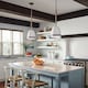 image 2 of Hinkley Nash Dome Pendant Ceiling Light Traditional Antique Nickel 1x E27