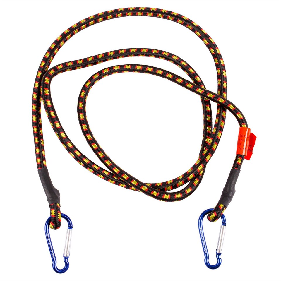 image 1 of Blackspur Bungee Cord with Spring Snap - 1.8m - Black