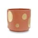 image 1 of Interiors by Premier Gold Speckled Ceramic Planter, Modern Large Ceramic Garden Pot for Home, Ceramic Pots for Indoor Plants Gold