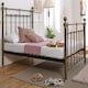 image 3 of 4ft6 Double Brass Finish,Traditional Antique Victorian Metal Bed Frame Bedstead