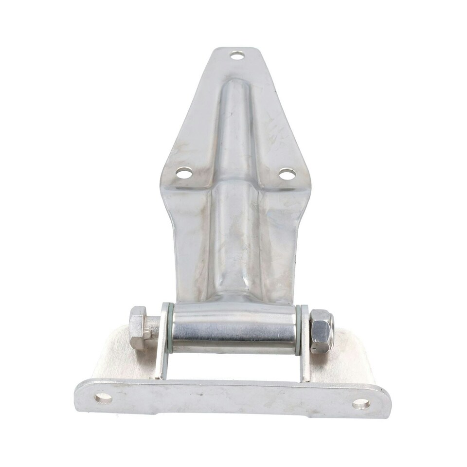 image 1 of 2 Pack 12" Stainless Steel Door Gate Strap Hinge Industrial Quality Heavy Duty Silver