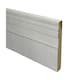 image 1 of PACK OF 10 (Total 10 Units) - 25mm x 80mm White Primed MDF Georgian Skirting Architrave - 4200mm Length