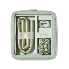 Silk Addict 100% Mulberry Silk Heatless Curlers Set - Olive Green