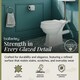 image 2 of Kinston Traditional Mid Level Toilet Pan, Cistern, Ceramic Handle & Soft Close Seat - White - Balterley