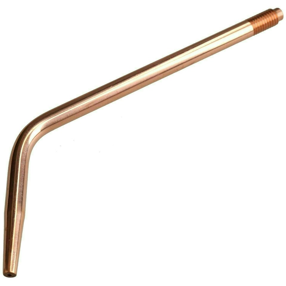 image 1 of Lightweight Swaged Welding Brazing Nozzle No. 7 Tip 3.2mm Oxygen Acetylene 2pk