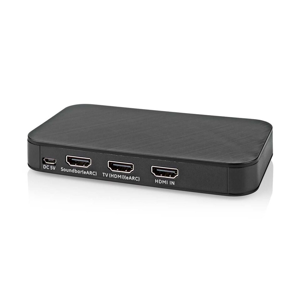 image 1 of Nedis Digital Audio Converter, HDMI eARC to ARC Splitter, Supports Dolby Atmos, DTS:X, DTS Master, Dolby TrueHD, 192kHz, Plug & Play, Lip Sync Correction