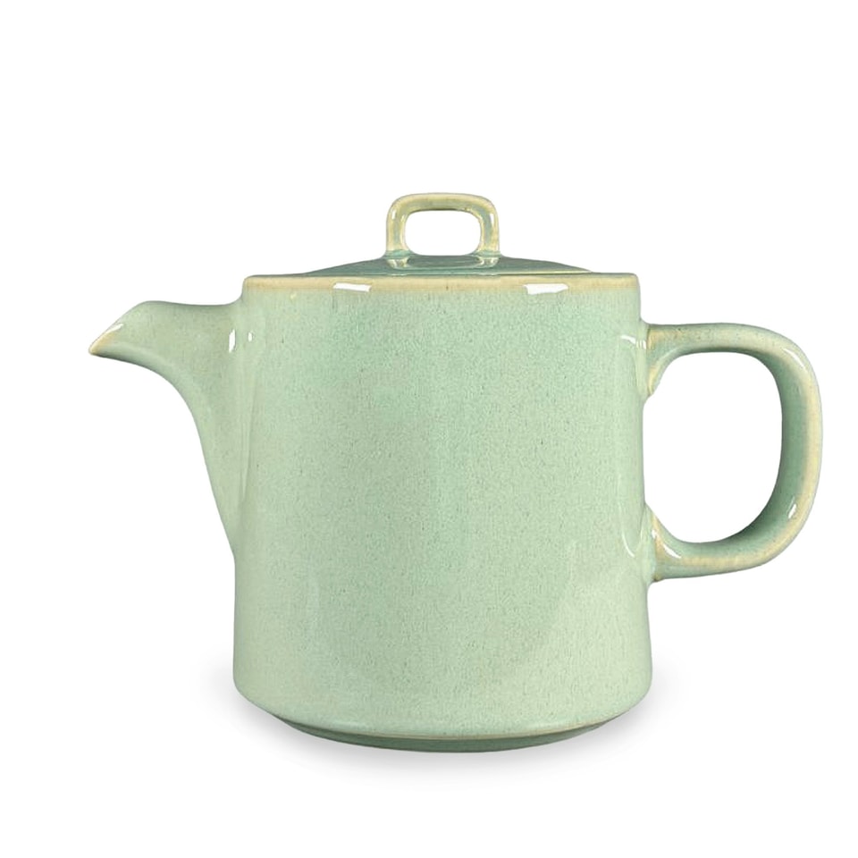 image 1 of Scandi Home 1L Oslo Sage Green Teapot with Stainless Steel Infuser